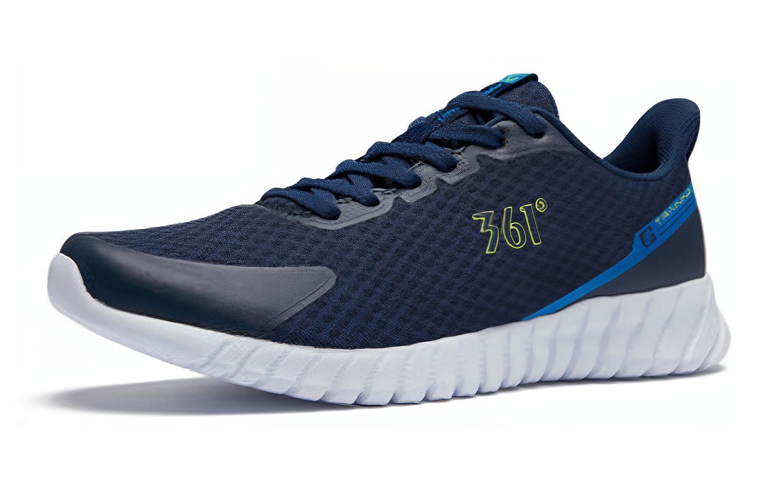 361° Trendy Cushioning Breathable Lightweight Low top Running Shoes Men’s Ink Blue