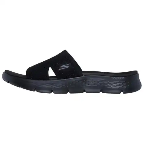 Skechers Go Walk Fle Slide Slippers Women's Black