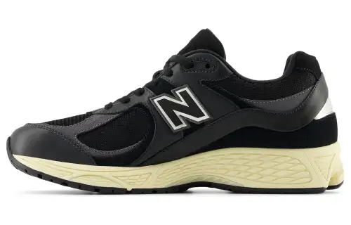 New Balance NB 2002R Cushioning Abrasion Resistant Cushioning, Wear Resistant Low top Casual Running Shoes Unisex Black