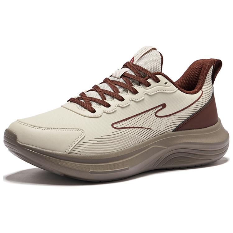 Erke Cushioning Rebound Low top Running Shoes Men’s Pumice Gray Mocha