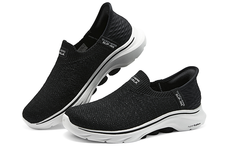 Skechers GO WALK 7 Mesh Low top Casual Running Shoes Women’s Black White