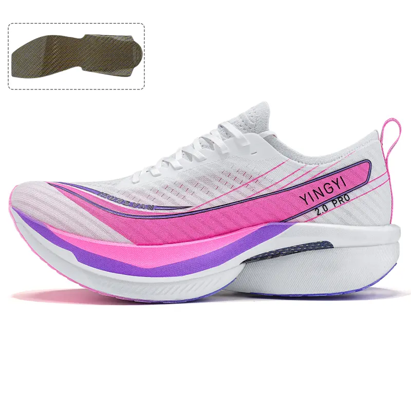 IRunner IRUNSVAN Shadow Wing 2.0PRO+ full palm black gold real carbon plate, marathon professional racing, super critical, short and medium running physical examination track and field training, 100 meters and kilometers, arch protection, speed boost, running shoes, same style for men and women, Ziqidonglai
