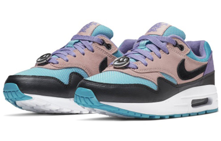 Женские кроссовки Nike Air Max 1 Have A Nike Day (розово-синий) — Розовый / синий — фото 3