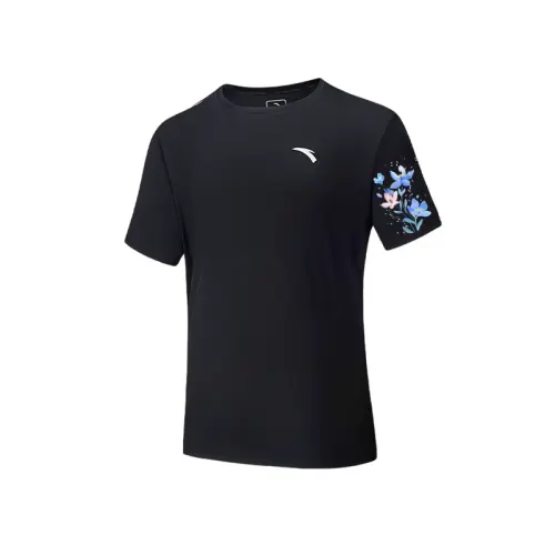 Anta Variety Training Collection T Shirt Unisex Basic Black