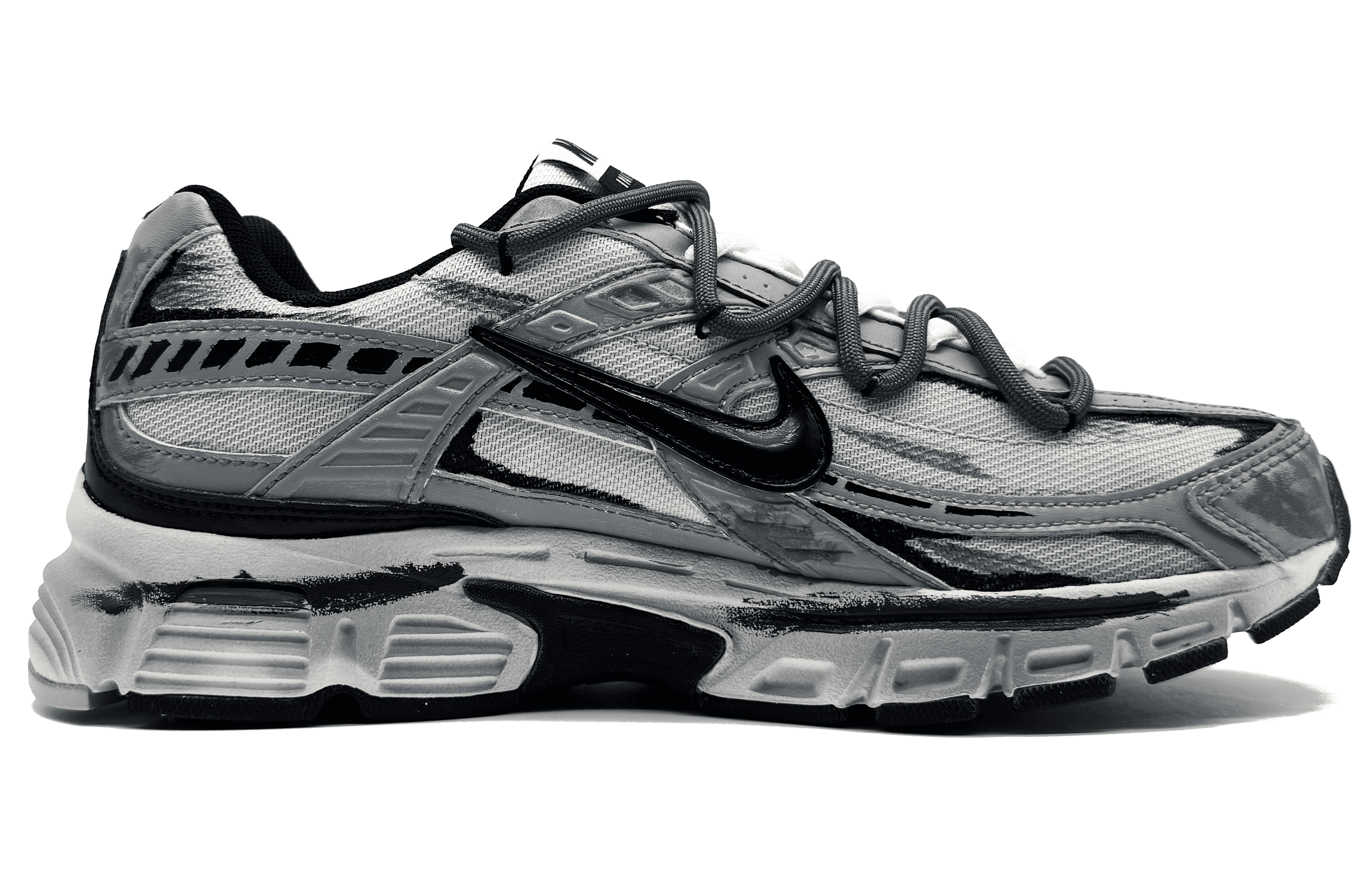 Nike Initiator Abrasion Resistant Low top Running Shoes Men’s Black Gray
