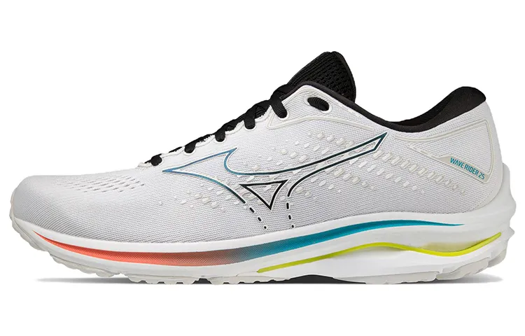 Mizuno Wave Rider 25 Super Wide 'White Black'