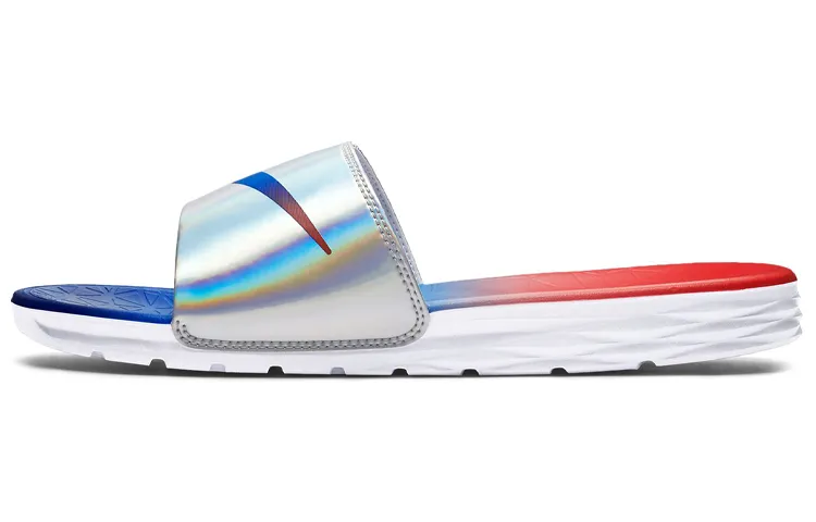 Nike New Style Nike Benassi Solarsoft Rio Olympics Blue/red