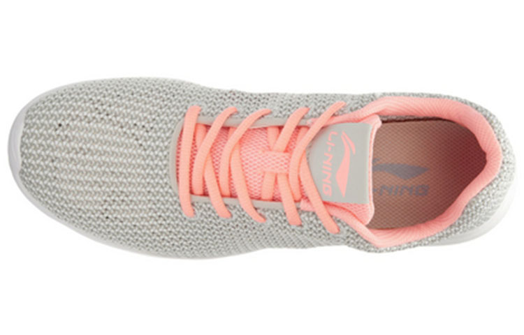 Li Ning Easy Run Cushioning Slip Resistant Abrasion Resistant Low top Running Shoes Women’s Gray