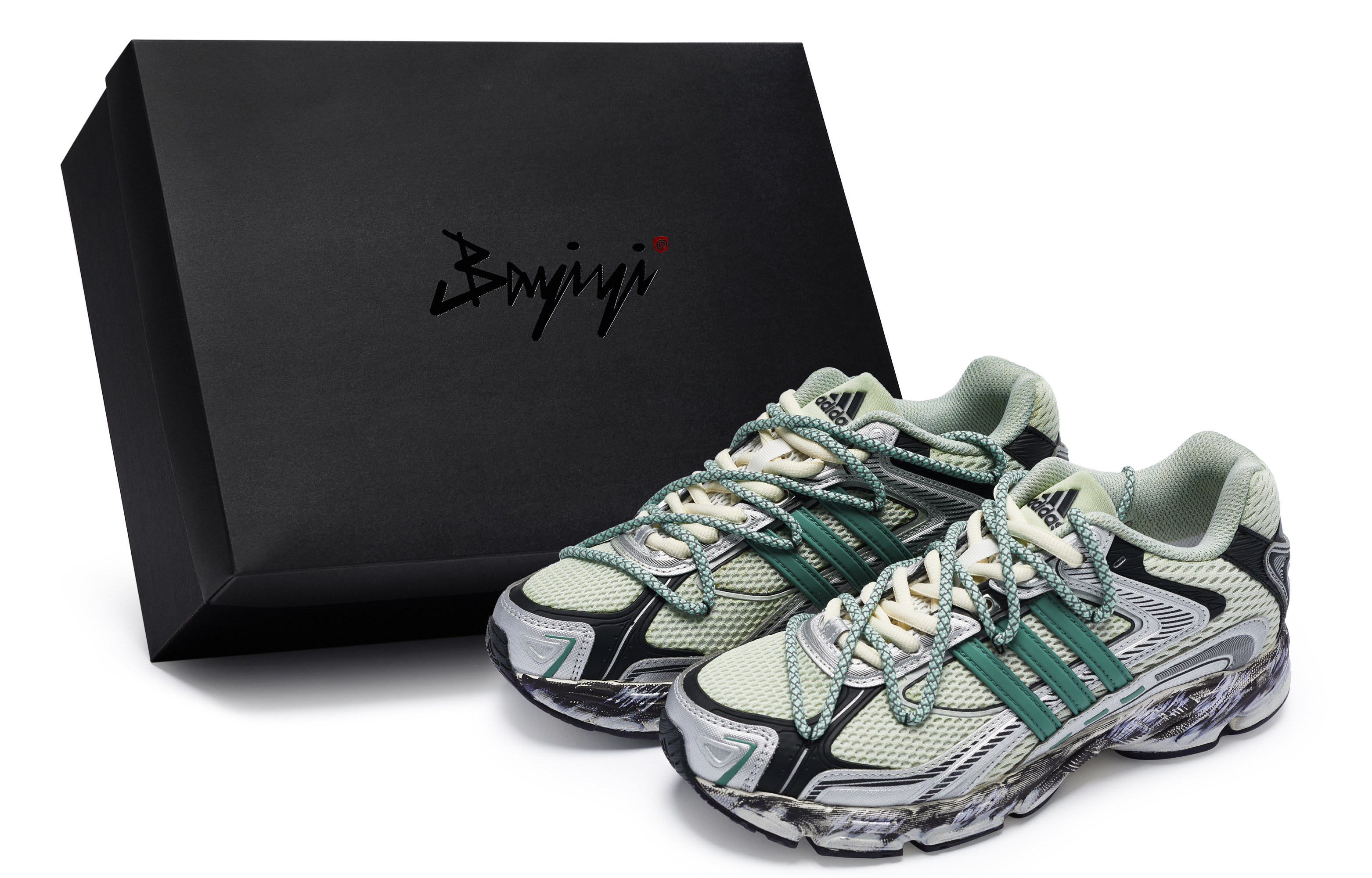 Adidas Originals Response Low top Casual Running Shoes Unisex Green Silver Black