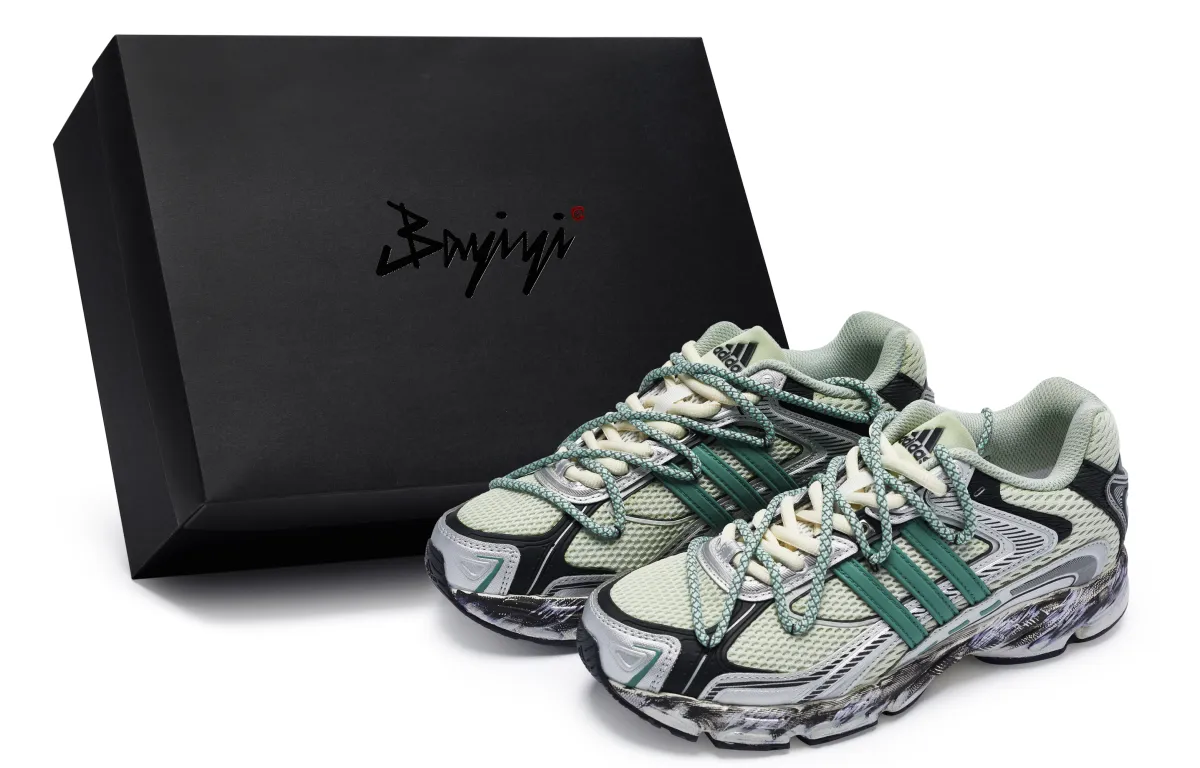 Adidas Originals Response Low-top Running Shoes Unisex Green Silver Black