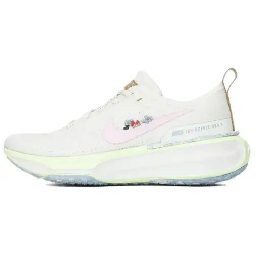 Nike Invincible 3 ZoomX comfortable and versatile shock-absorbing and non-slip low-top casual running shoes for women, white