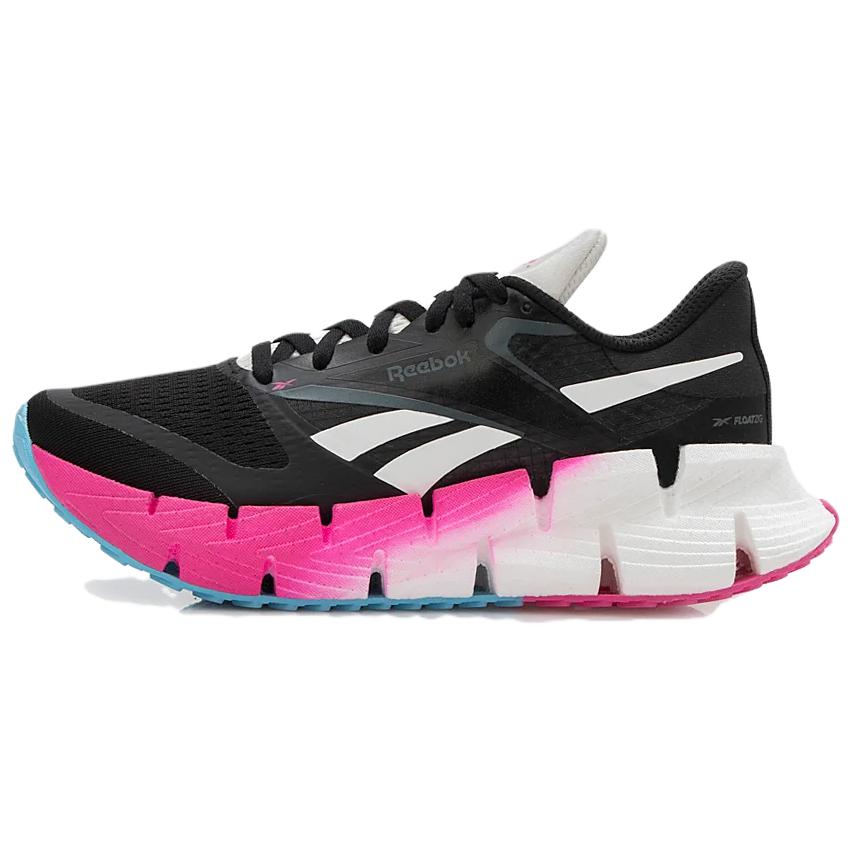 Reebok FLOATZIG 1 Low top Casual Running Shoes Unisex Black Pink White