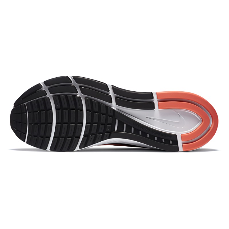 Мужские кроссовки Nike Zoom Structure 23 (черно-оранжевые) — фото 6