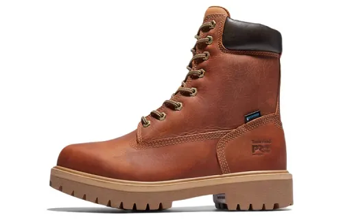 Timberland Leather Abrasion Resistant Short Outdoor Boots Brown