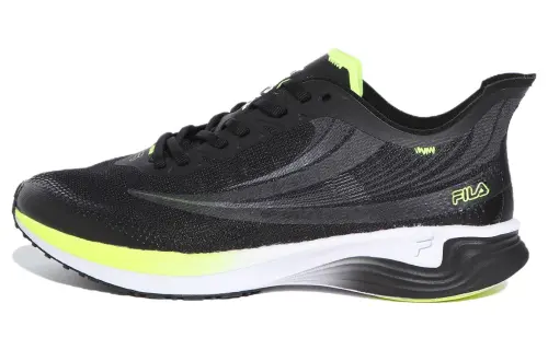 FILA Racer Mesh Cushioning Abrasion Resistant Cushioning, Wear Resistant Low top Long Distance Running Shoes
