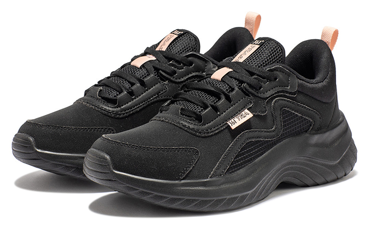 361° Cushioning, Wear Resistant Low top Running Shoes Women’s Black Pink