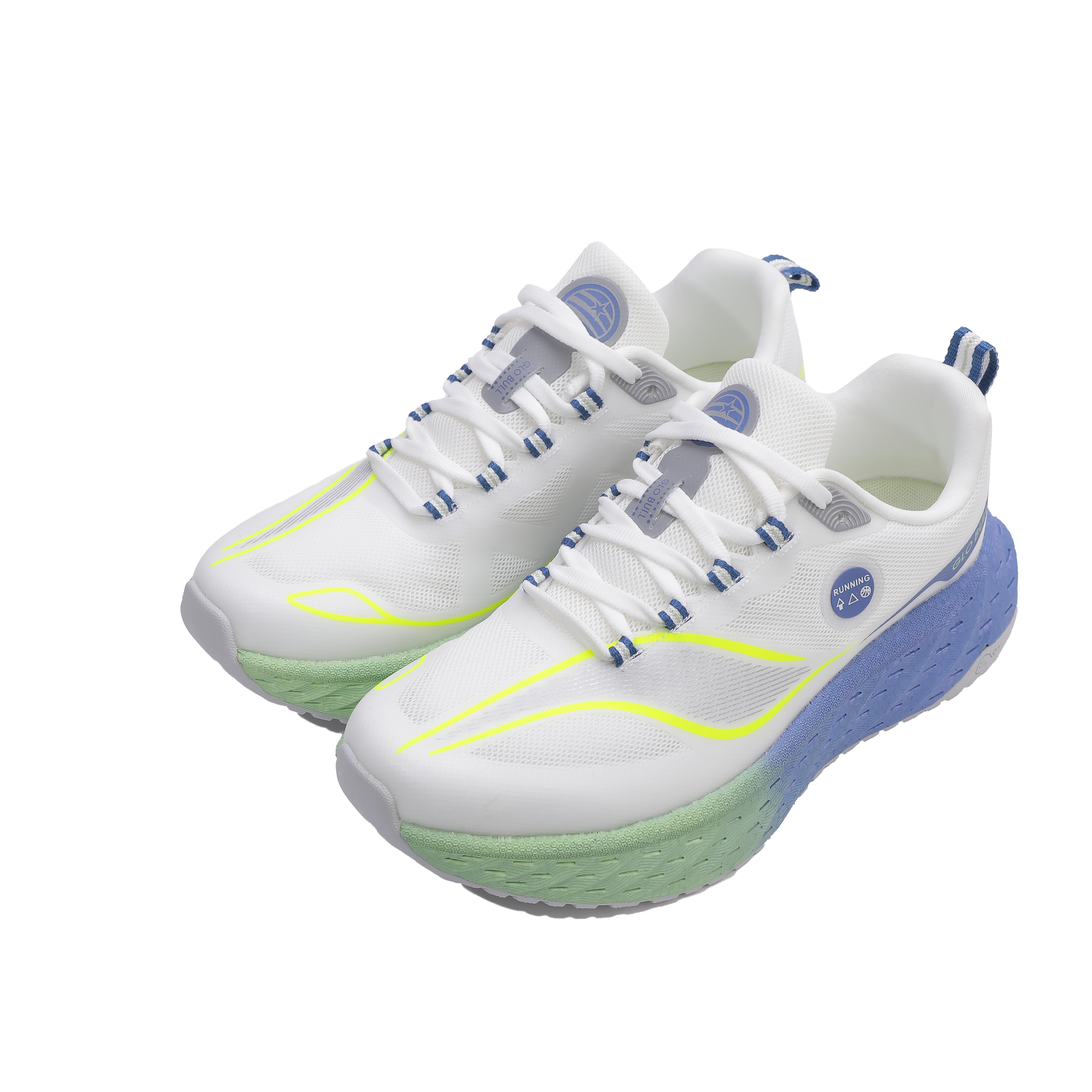 GLO BULL Cushioning Slip Resistant Abrasion Resistant Breathable Lightweight Rebound
