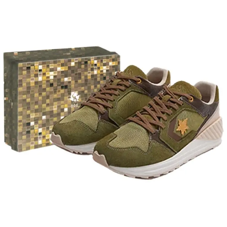 DOE x Converse WAVE TRAINER Low top Casual Running Shoes Unisex Green