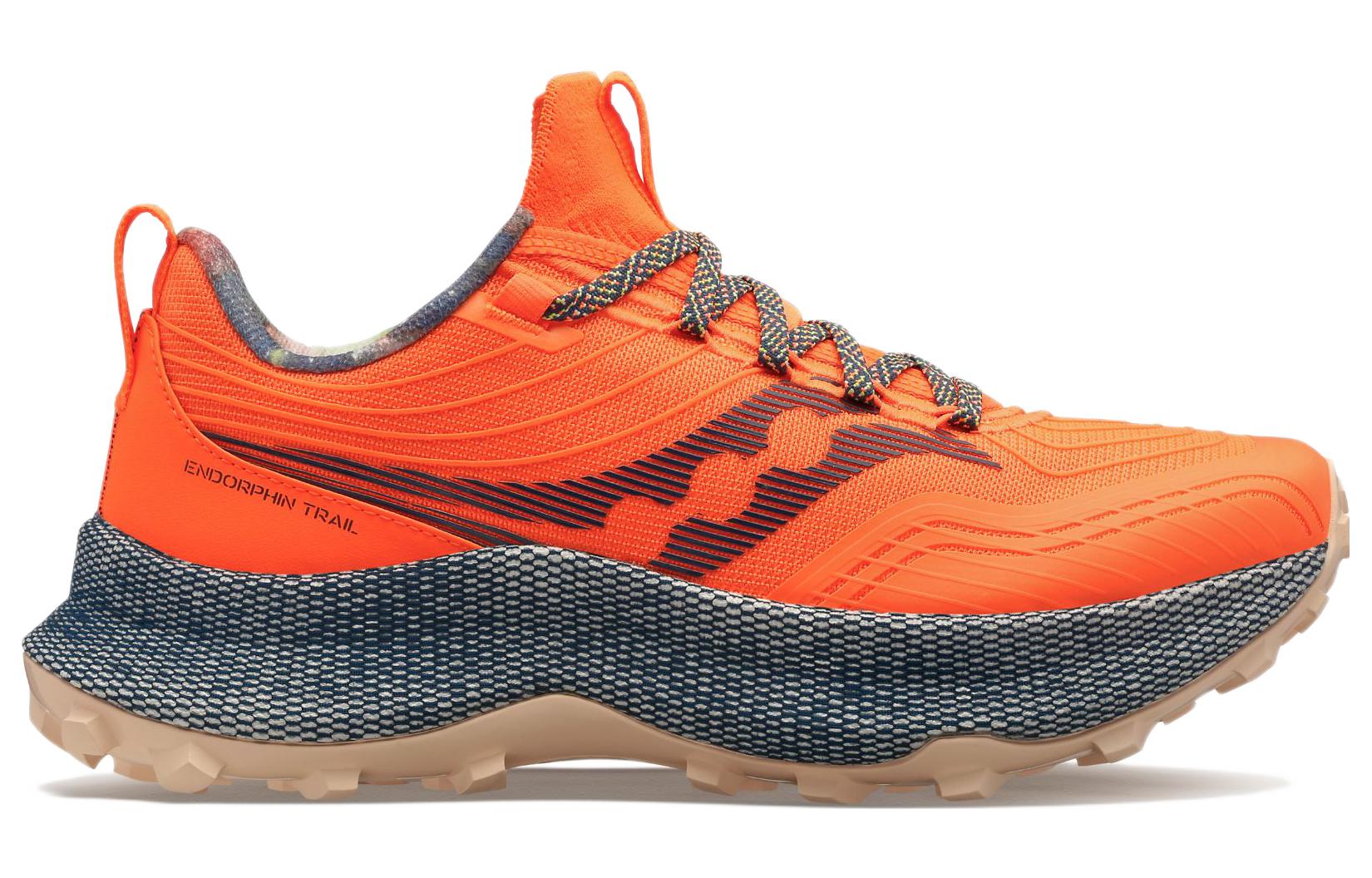 Saucony Endorphin Trail Campfire Story Orange