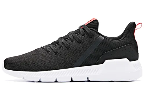 ANTA Running Shoes Men's Low Top Black White