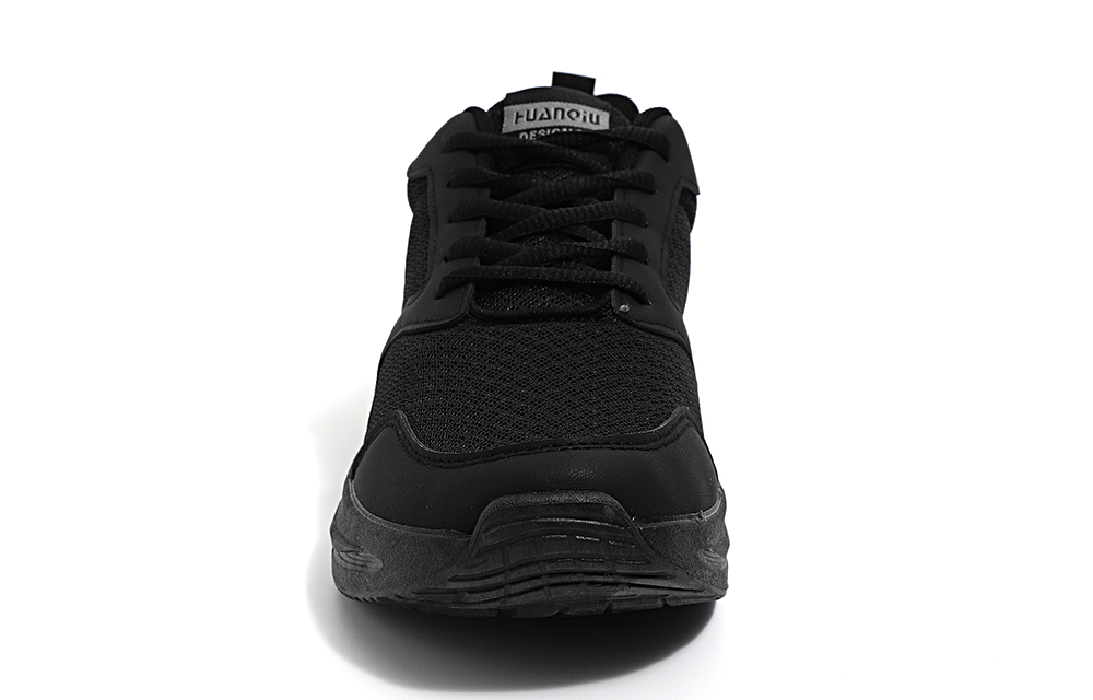 HUANQIU Running Shoes Men’s Low Top Black