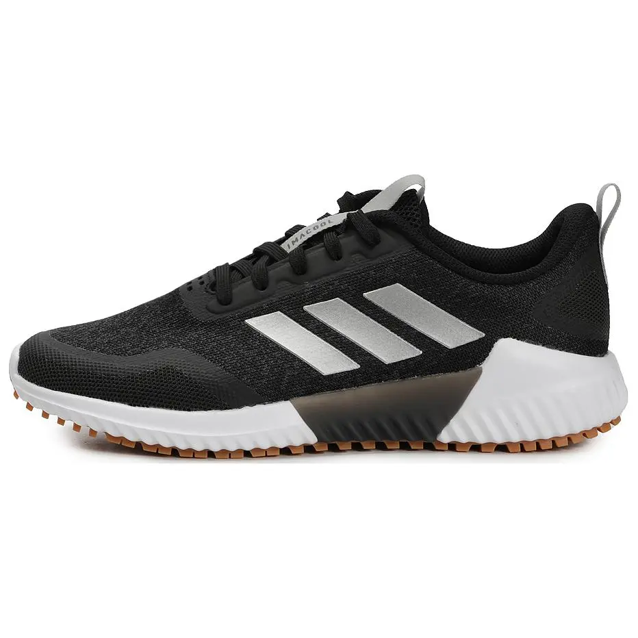 Adidas Edge Runner Slip Resistant Slip Resistant Low top Running Shoes Women's Black