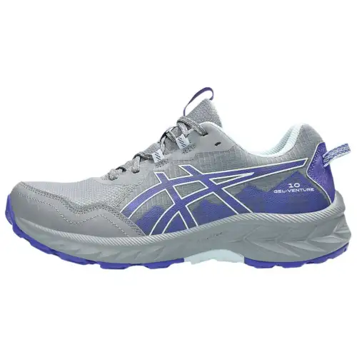 Asics GEL VENTURE 10 Abrasion Resistant Low top Trail Running City Commuting Running Shoes Women's Gray Blue