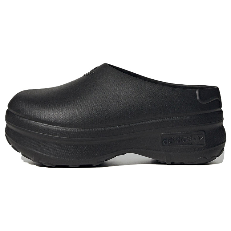 Adidas originals AdiFOM Stan Smith Mule wear-resistant and lightweight other wear-resistant toe-cap slippers women's black