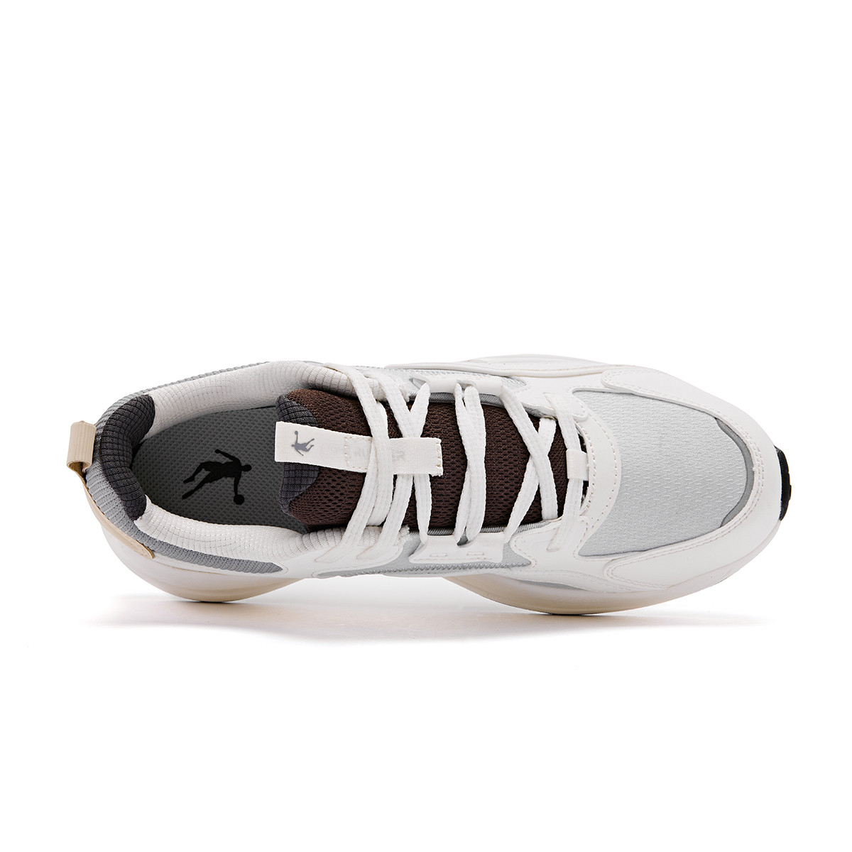 QIAODAN Textile, Synthetic Leather Cushioning Slip Resistant Abrasion Resistant Low top Casual Running Shoes Women’s
