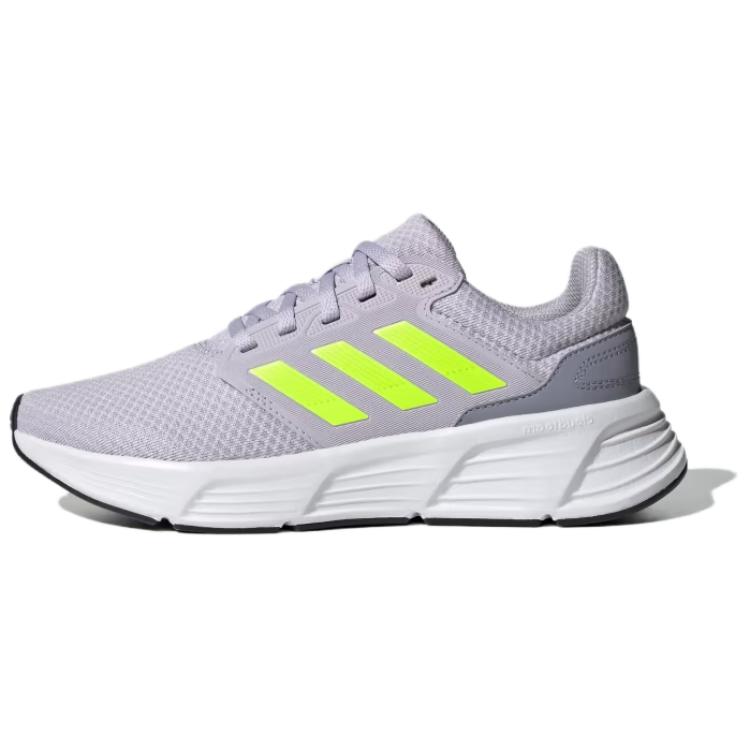 Adidas Galaxy 6 Slip Resistant, Breathable, And Lightweight Balance Low top Casual Running Shoes Women's Gray Green