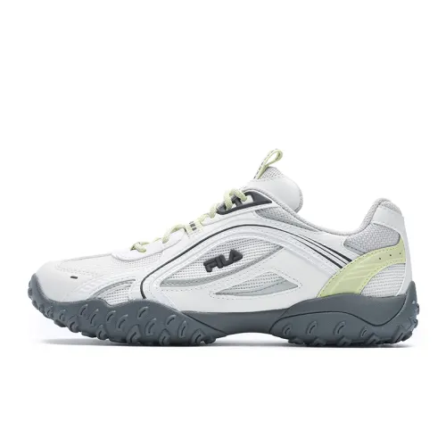FILA Pebble Abrasion Resistant Lightweight Low top Casual City Commuting Running Shoes Women's White