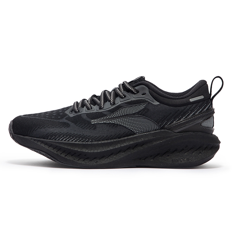 361° Slip Resistant And Breathable Low top Running Shoes Men’s Black Gray