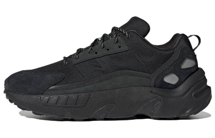Adidas originals ZX 22 Boost comfortable and trendy mesh non-slip wear-resistant lightweight low-top running shoes men and women same style black