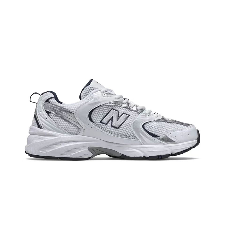 New Balance NB 530 Cushioning Slip Resistant Abrasion Resistant Breathable Low top Running Shoes Unisex White Pink