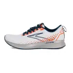 Brooks Comfortable Slip Resistant Abrasion Resistant Low top Shoe Men's White Orange Blue
