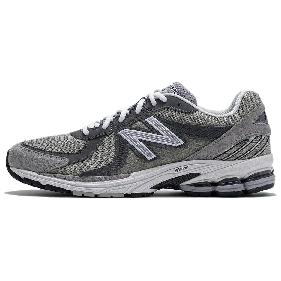 Comme Des Garçons HOMME x New Balance 860 V2 Comfortable Low top Rubber Running Shoes Men's White Gray