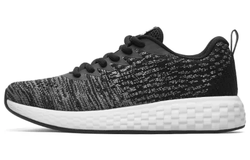 ANTA Running Shoes Women's Low Top Black/Dark Gray/Anta White