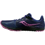 Saucony Cushioning Slip Resistant Low top Trail Running Shoes Women's Blue Purple