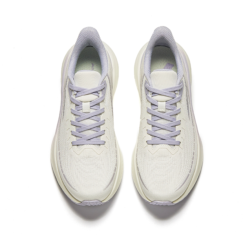 Anta Cushioning, Wear Resistant Low top Running Shoes Women’s Ivory White
