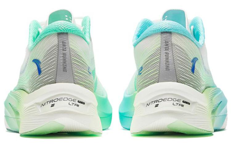 Anta C202 5 GT Fabric Cushioning, Wear Resistant Low top Marathon Running Shoes Men’s White Green
