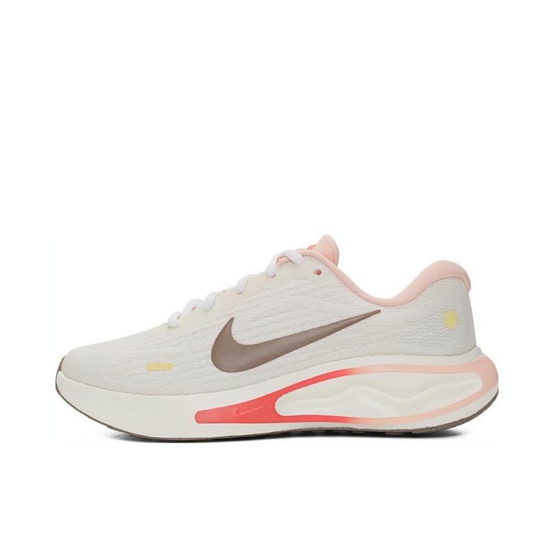 Nike Journey Run Fabric Wear resistant And Lightweight Low top Running Shoes Women’s White