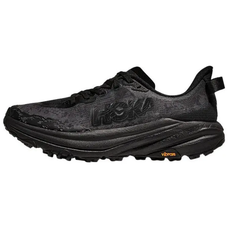 HOKA ONE ONE Speedgoat 6 Soft And Comfortable Breathable Low top Trail Running Shoes Men's Black