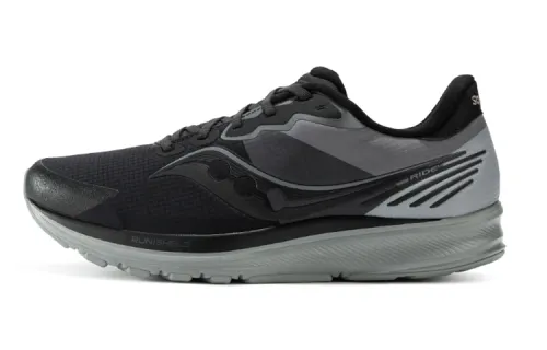 Saucony Ride Yutu 14 Fabric Cushioning Slip Resistant Abrasion Resistant Breathable Support Low top Running Shoes Men's