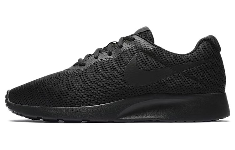 Nike Tanjun comfortable and versatile shock-absorbing, non-slip and breathable low-top running shoes for men, black