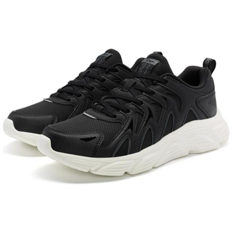 XTEP Abrasion Resistant Low top Casual Running Shoes Men’s Black White
