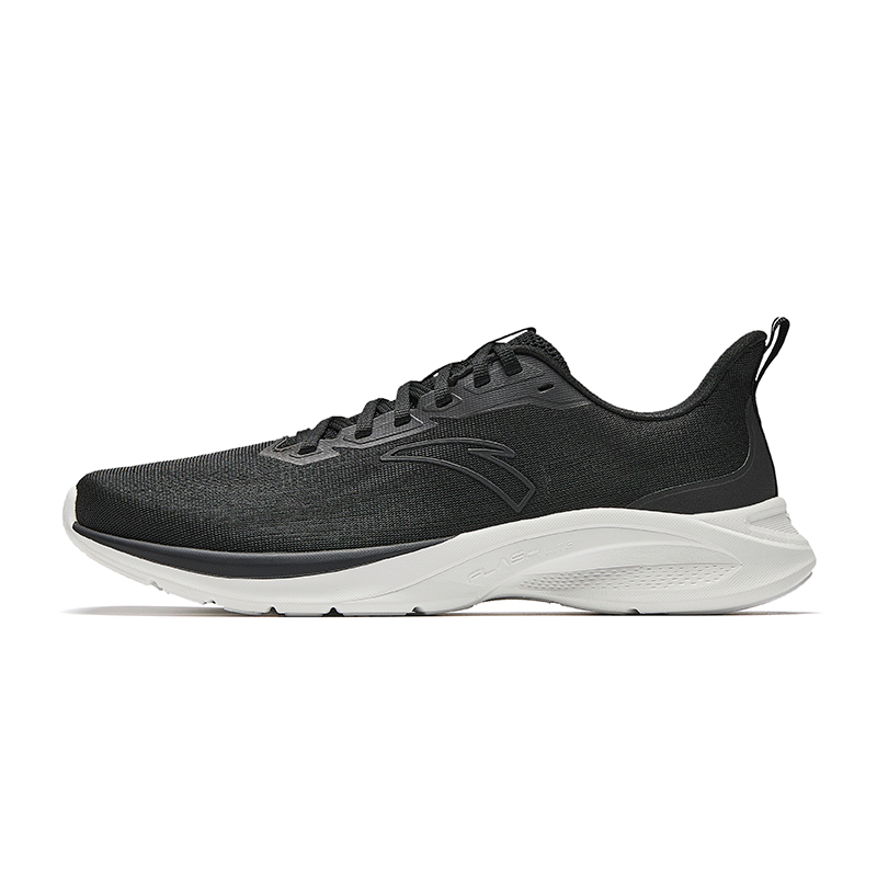 Anta Abrasion Resistant Slip Resistant Low top Casual Running Shoes Men’s Black White