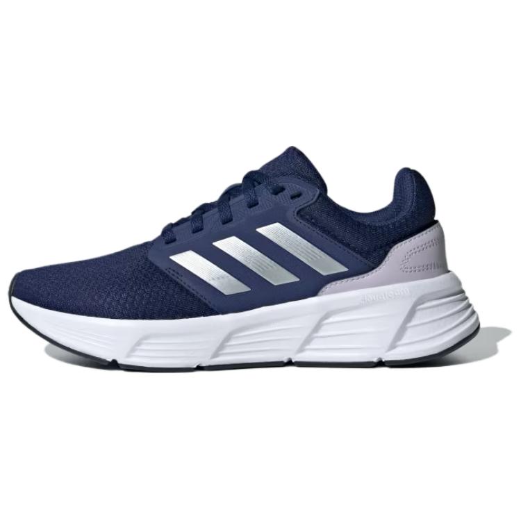 Adidas Galaxy 6 Slip Resistant Abrasion Resistant Low top Casual Running Shoes Women's Blue Silver
