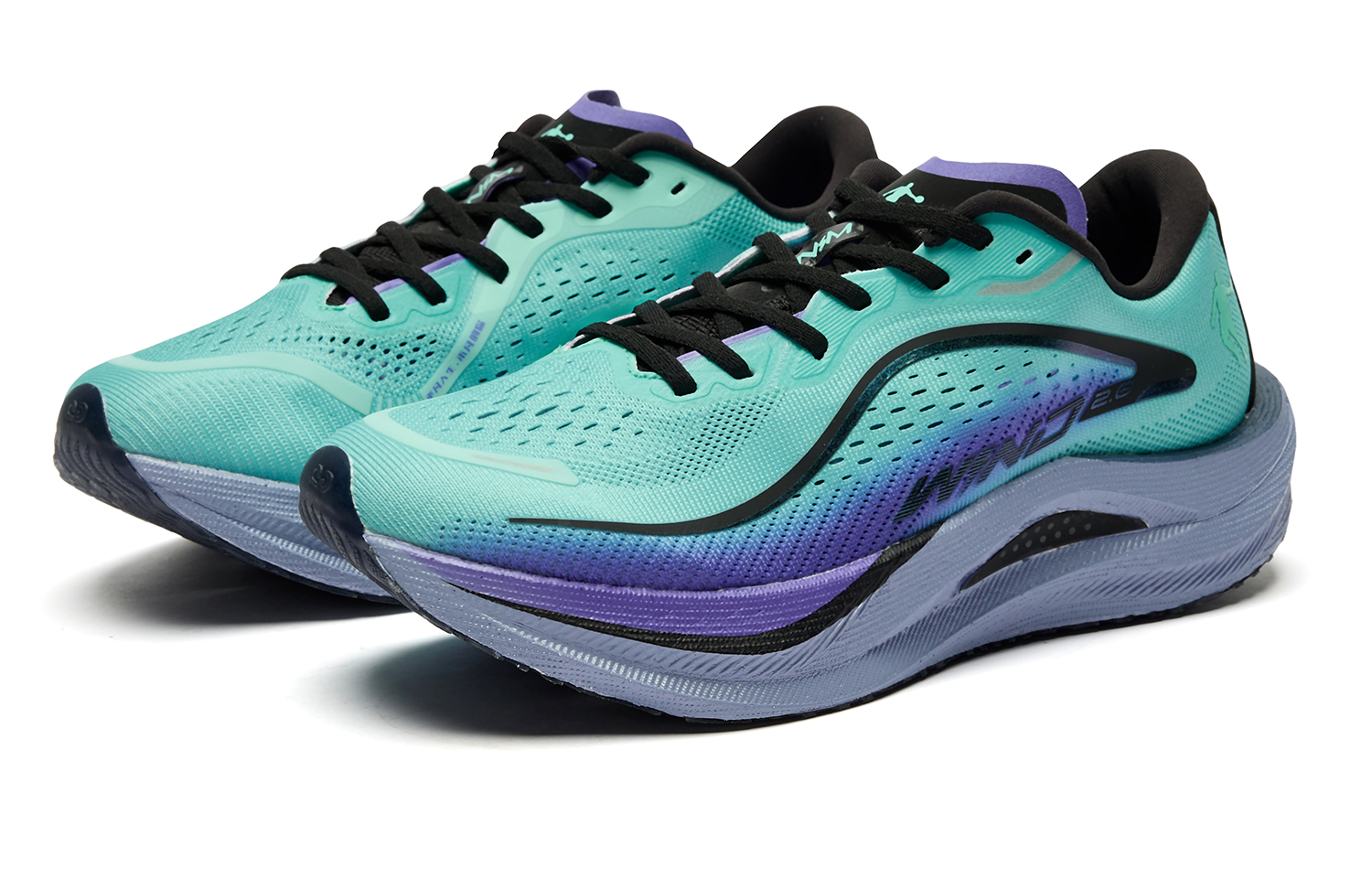 QIAODAN Strong Wind 2.0 Cushioning Slip Resistant Abrasion Resistant Cushioning Slip Resistant Abrasion Resistant