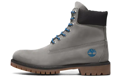 Timberland Premium 6 Inch Short Outdoor Boots Gray Black Blue