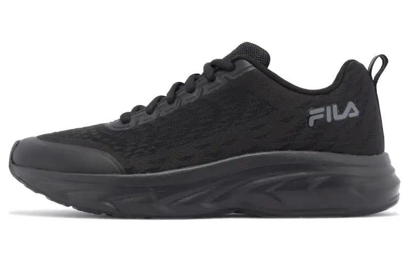 FILA Running Shoes Men's Low Top Black